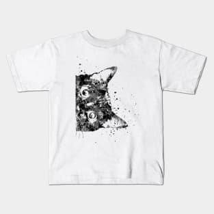 Peeking cat Kids T-Shirt